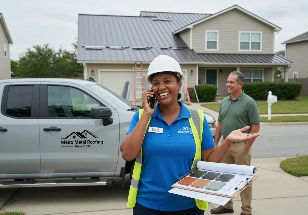 Storm Damage Metal Roof Repair in North Granville, NY